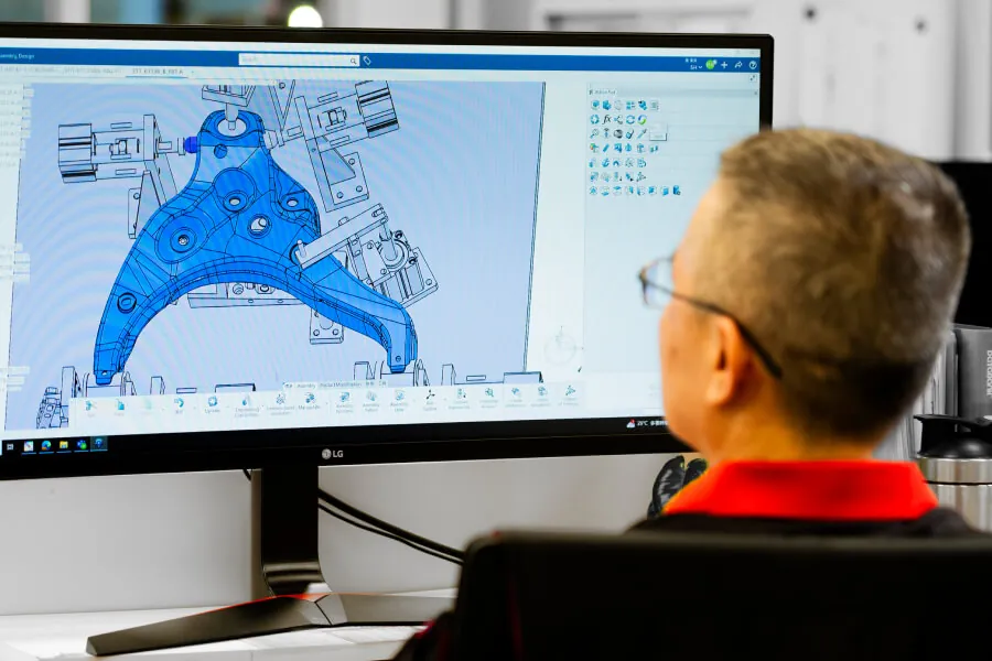 What technologies are used in the SH Auto Parts Smart Factory?