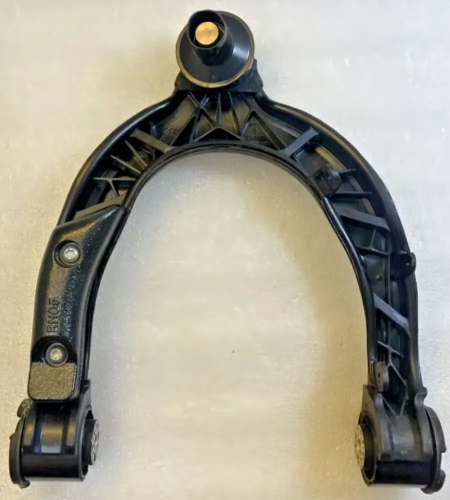 Composite control arms failed from flexing and environmental factors