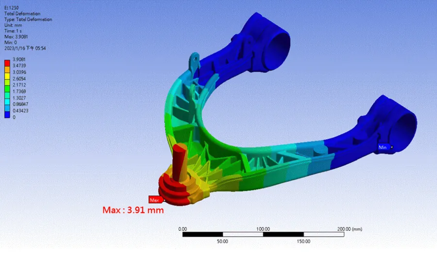 How do you correct control arm failures?